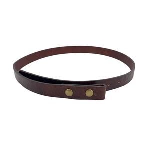 VIRGINS SAINTS & ANGELS VSA Belt Strap .75 in Brown S